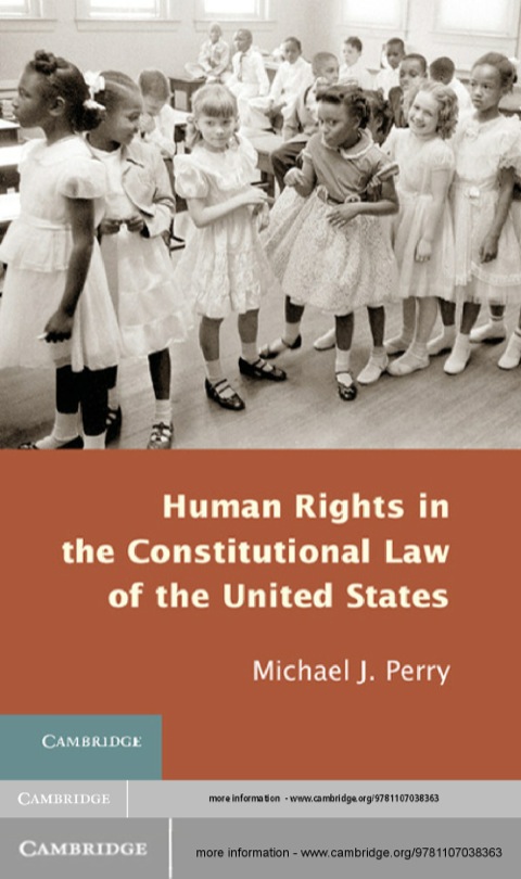 Cover image for book Human Rights in the Constitutional Law of the United States
