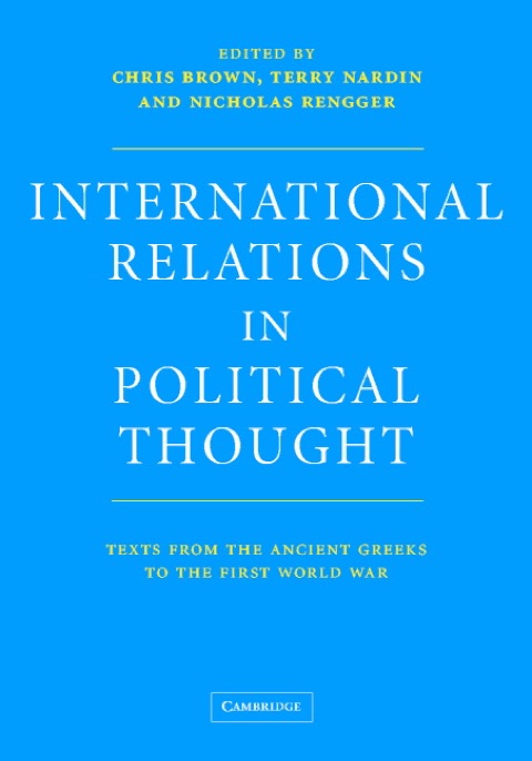 International Relations in Political Thought 