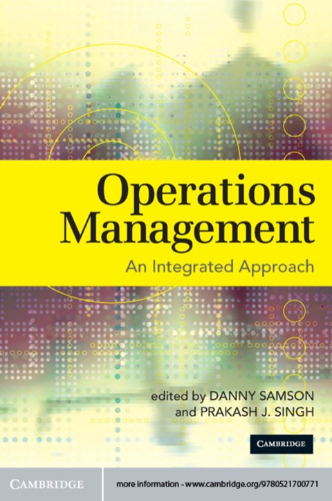 Cover image for book Operations Management