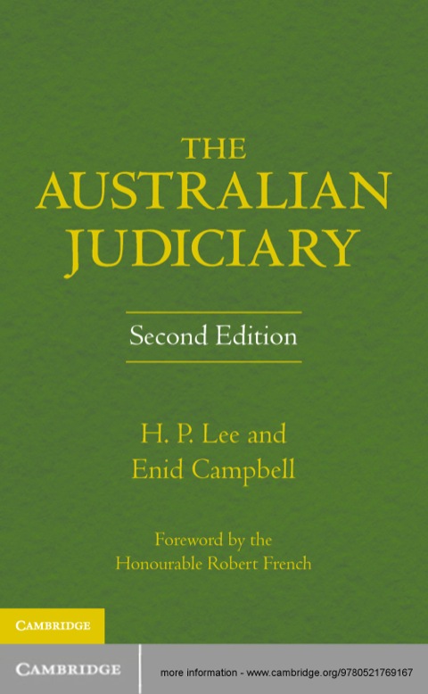 Cover image for book The Australian Judiciary