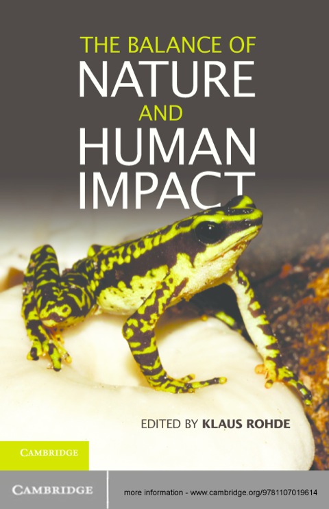 Cover image for book The Balance of Nature and Human Impact