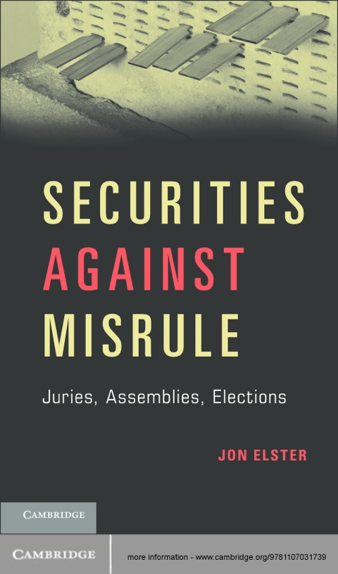 Cover image for book Securities against Misrule