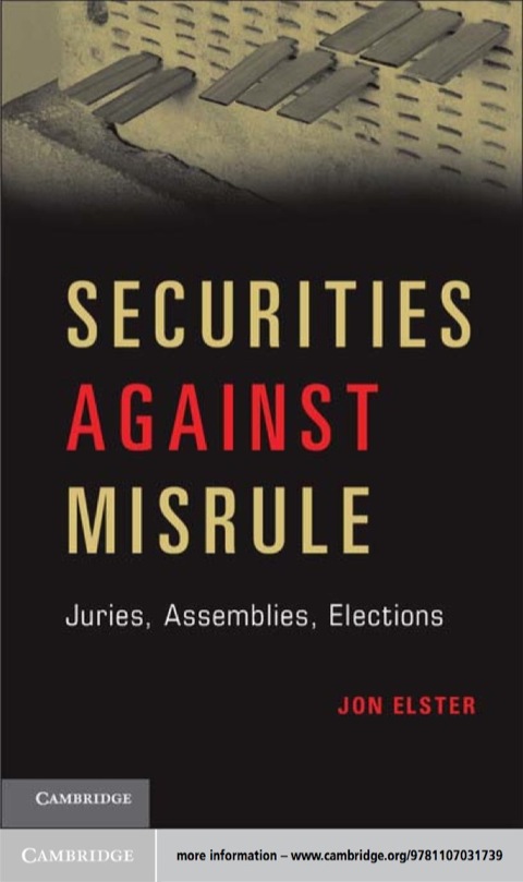 Cover image for book Securities against Misrule