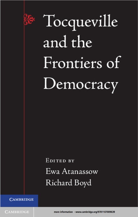 Cover image for book Tocqueville and the Frontiers of Democracy