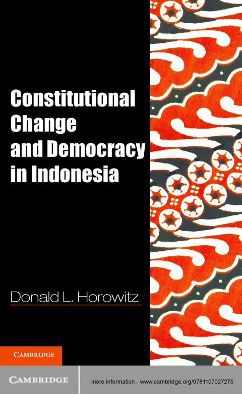 Cover image for book Constitutional Change and Democracy in Indonesia