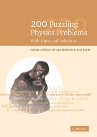 Titelbild: 200 Puzzling Physics Problems 1st edition 9780521774802
