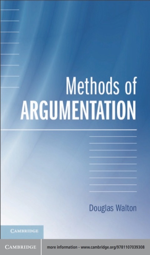 Cover image for book Methods of Argumentation
