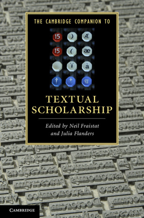 Cover image for book The Cambridge Companion to Textual Scholarship