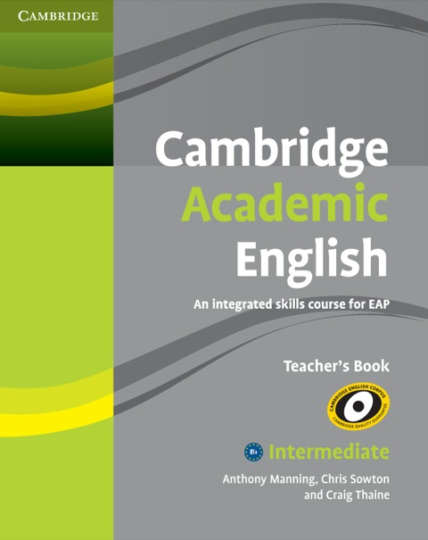 Cover image for book Cambridge Academic English B1 Teacher's Book