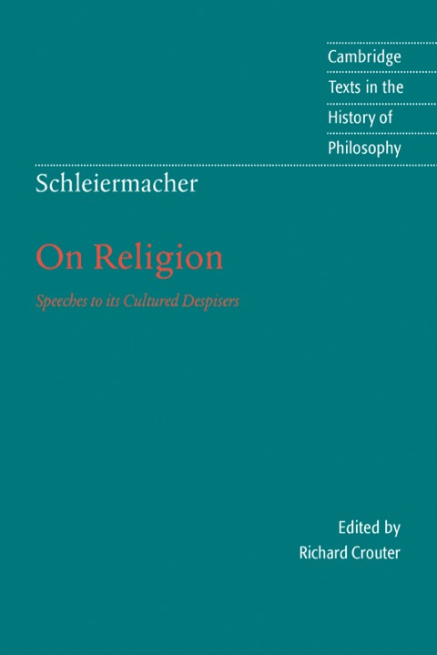 Cover image for book Schleiermacher: On Religion