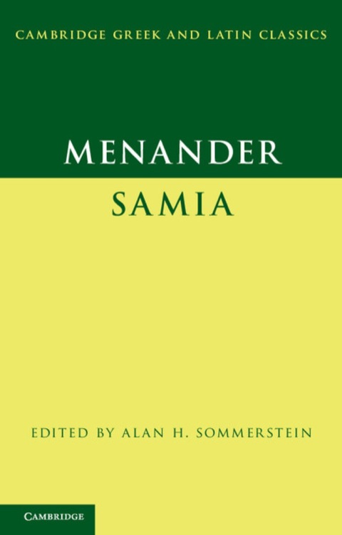 Cover image for book Menander: Samia (The Woman from Samos)