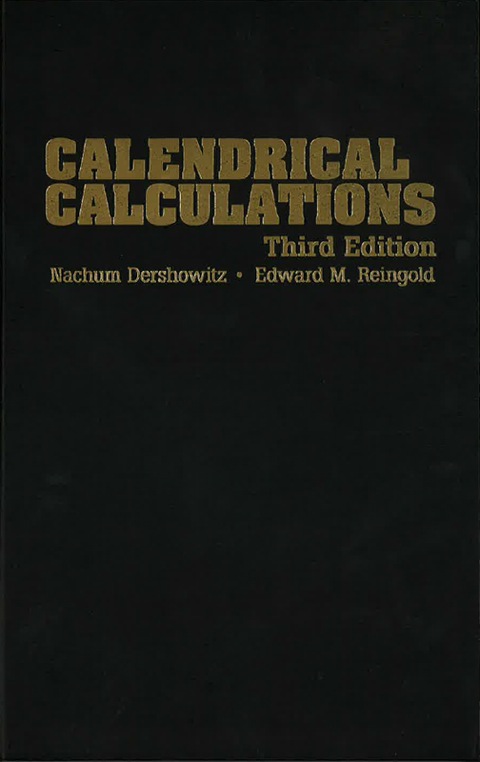 Cover image for book Calendrical Calculations