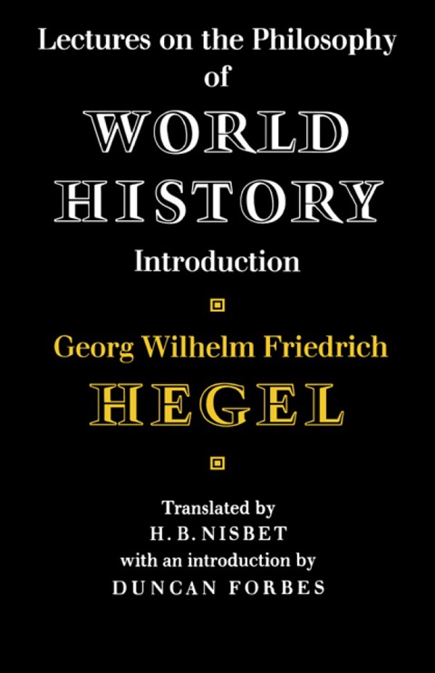 Cover image for book Lectures on the Philosophy of World History