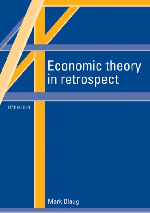 Cover image for book Economic Theory in Retrospect