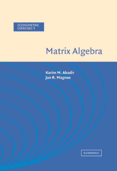 Cover image for book Matrix Algebra