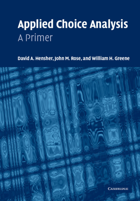 Applied Choice Analysis 