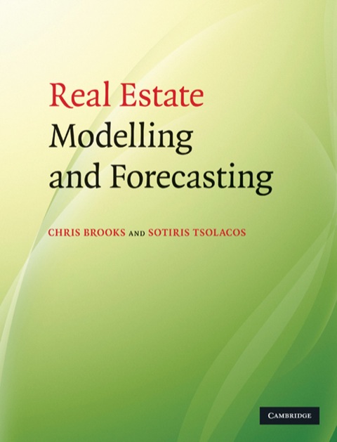 Cover image for book Real Estate Modelling and Forecasting