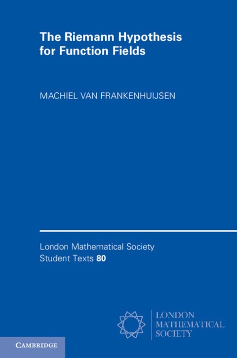 Cover image for book The Riemann Hypothesis for Function Fields