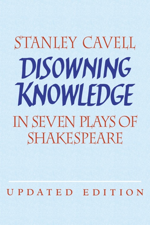 Cover image for book Disowning Knowledge