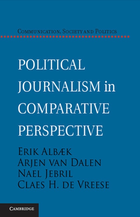 Cover image for book Political Journalism in Comparative Perspective