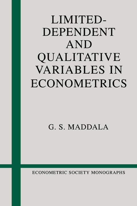 Cover image for book Limited-Dependent and Qualitative Variables in Econometrics