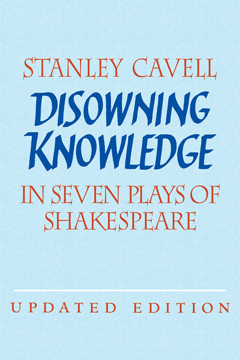 Cover image for book Disowning Knowledge