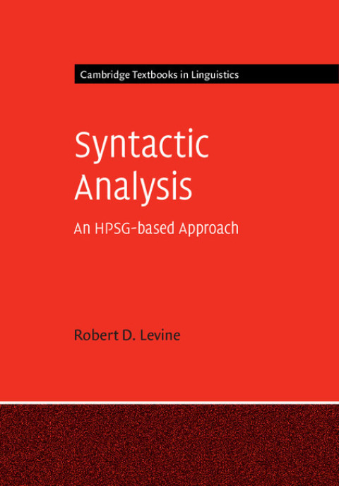 Cover image for book Syntactic Analysis
