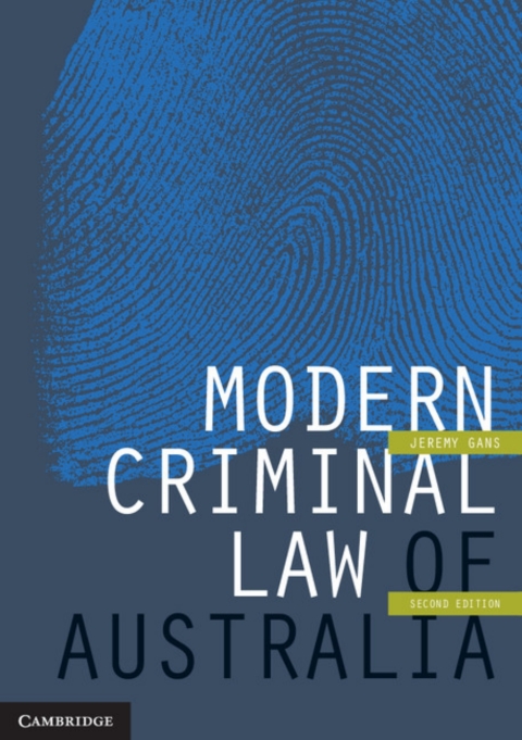 Cover image for book Modern Criminal Law of Australia