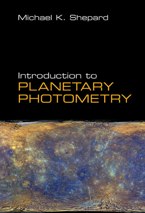 Cover image for book Introduction to Planetary Photometry
