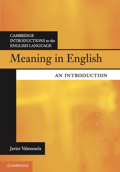 Cover image for book Meaning in English