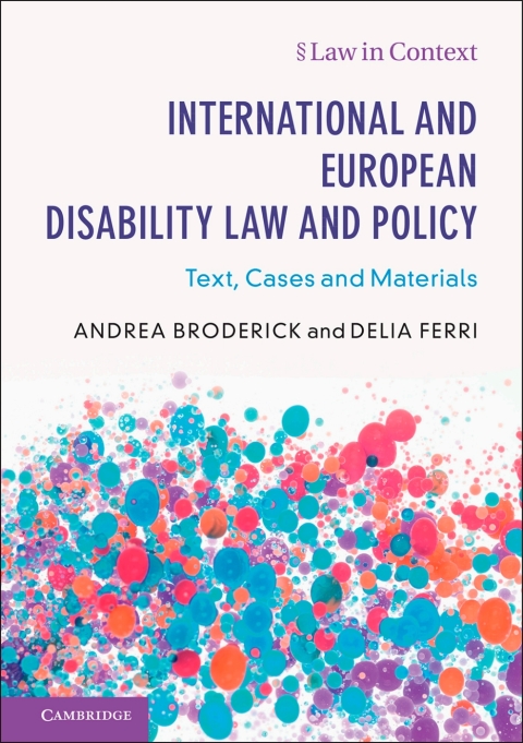 Cover image for book International and European Disability Law and Policy