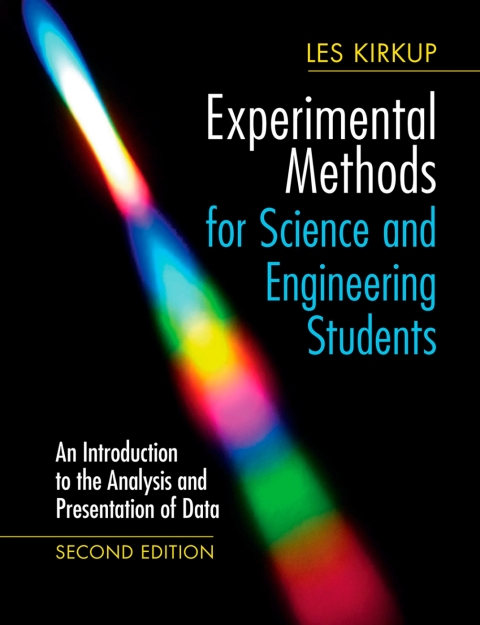 Cover image for book Experimental Methods for Science and Engineering Students