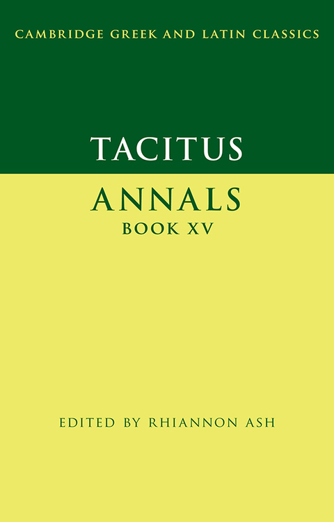 Cover image for book Tacitus: Annals Book XV