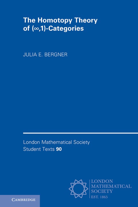 Cover image for book The Homotopy Theory of (∞,1)-Categories