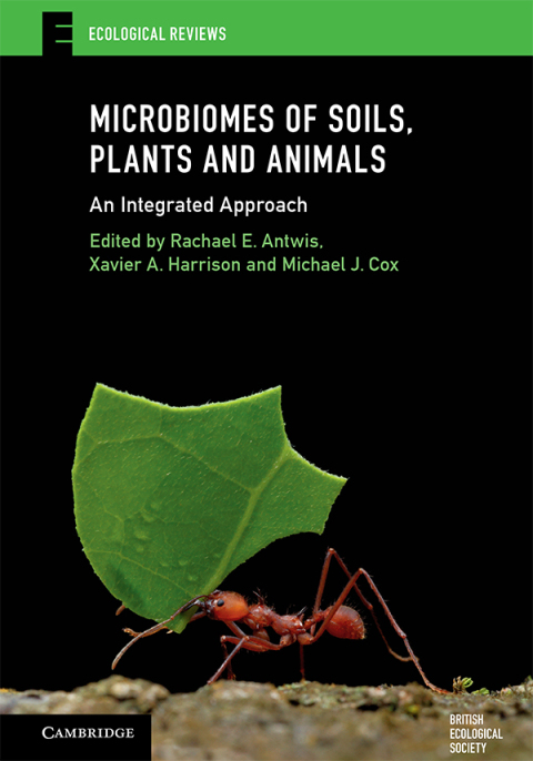 Cover image for book Microbiomes of Soils, Plants and Animals