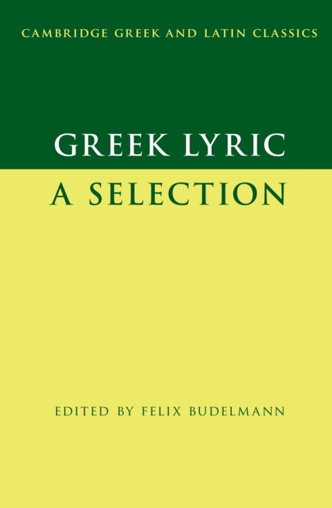 Cover image for book Greek Lyric