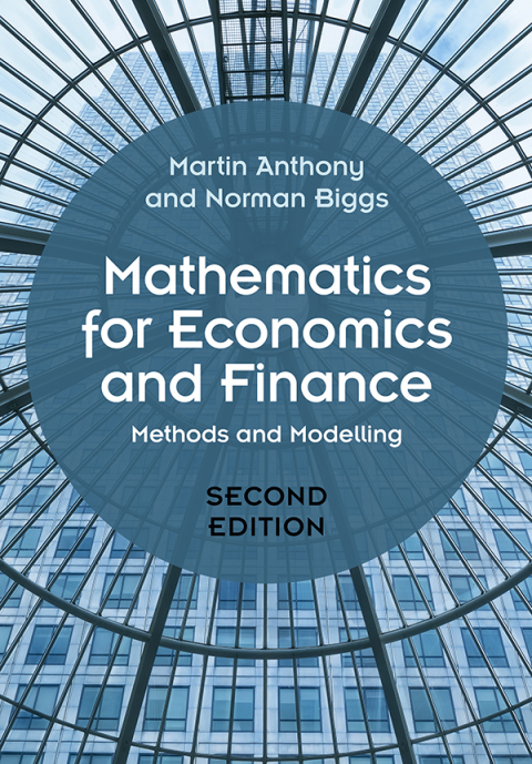 Cover image for book Mathematics for Economics and Finance