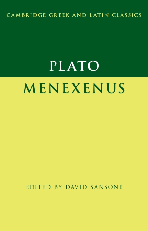 Cover image for book Plato: Menexenus