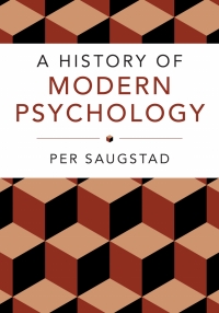 Cover image: A History of Modern Psychology 9781107109896