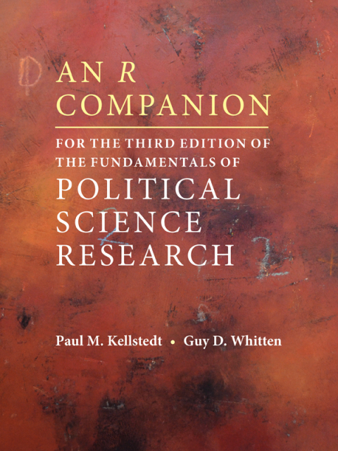Cover image for book An R Companion for the Third Edition of The Fundamentals of Political Science Research