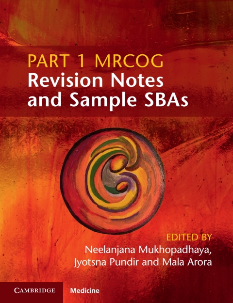 Cover image for book Part 1 MRCOG Revision Notes and Sample SBAs