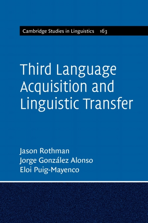 Cover image for book Third Language Acquisition and Linguistic Transfer