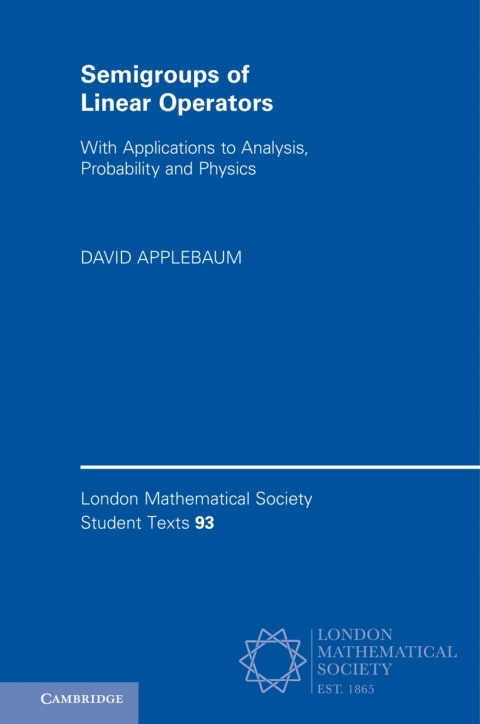 Cover image for book Semigroups of Linear Operators