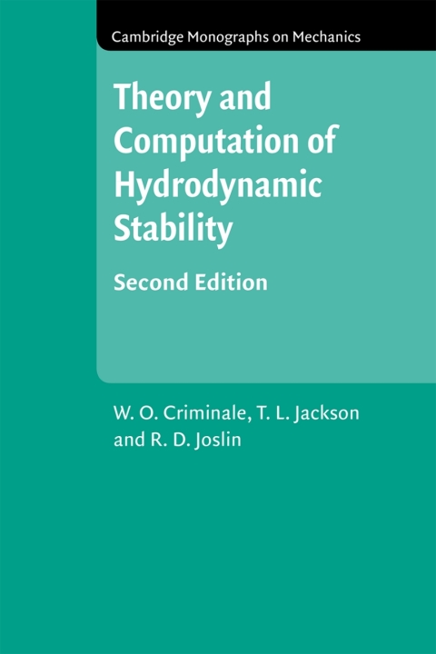 Cover image for book Theory and Computation in Hydrodynamic Stability