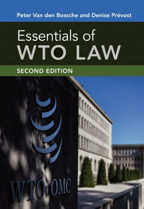Cover image for book Essentials of WTO Law