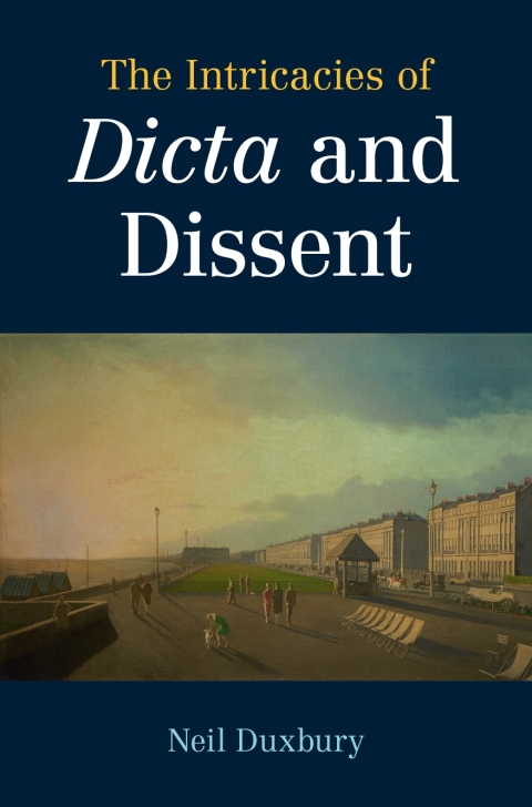 Cover image for book The Intricacies of Dicta and Dissent
