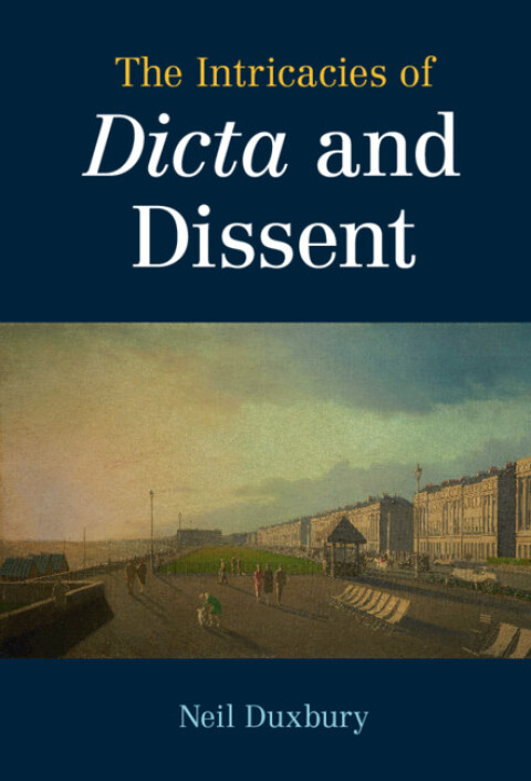 Cover image for book The Intricacies of Dicta and Dissent