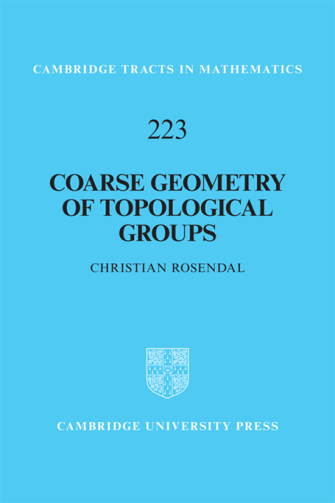 Cover image for book Coarse Geometry of Topological Groups