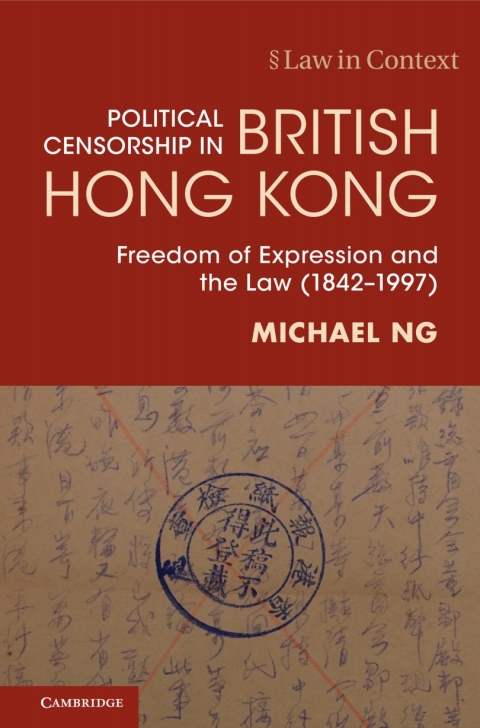 Cover image for book Political Censorship in British Hong Kong