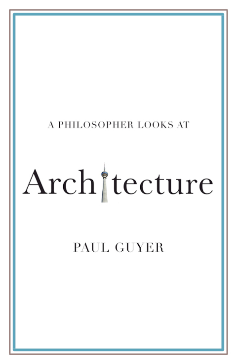 Cover image for book A Philosopher Looks at Architecture
